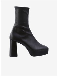 Black women's leather ankle boots with heels Högl Cora - Ladies
