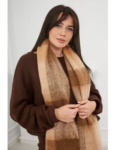 Kesi 6060 Women's scarf brown + camel