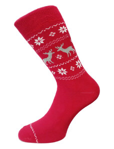VFstyle Froté ponožky WINTER červené
