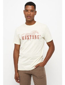 Pánske tričko 1/2 - Mustang - offwhite - MUSTANG