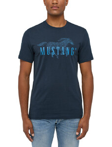 Pánske tričko 1/2 - Mustang - modrá - MUSTANG