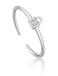 Dámsky prsteň Ania Haie R032-02H Mincové striebro Sivá (Veľkosť 13)