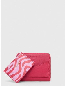 Peňaženka a puzdro na karty Liu Jo dámsky, červená farba