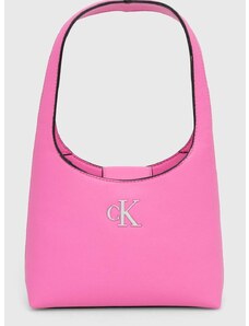 Kabelka Calvin Klein Jeans ružová farba, K60K610843