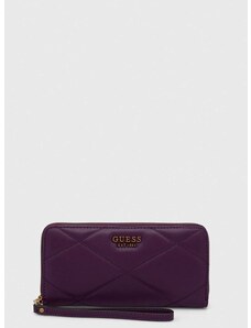 Peňaženka Guess CILIAN dámsky, fialová farba, SWQB91 91460