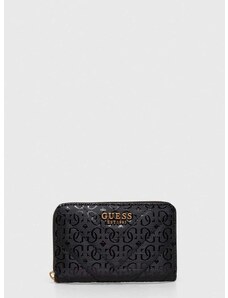 Peňaženka Guess JANIA dámsky, čierna farba, SWGA91 99400