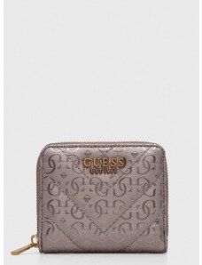 Peňaženka Guess JANIA dámsky, strieborná farba, SWGS91 99370