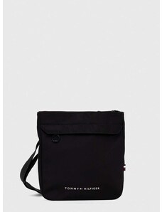 Malá taška Tommy Hilfiger čierna farba, AM0AM11785