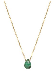 Dámsky náhrdelník Smaragd - Kvapka ambícií - Zlatá Trimakasi
