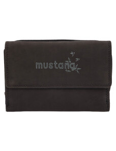 Dámska kožena peňaženka Mustang Vilma - čierna