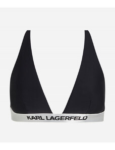 PLAVKY KARL LAGERFELD LOGO TRIANGLE TOP W/ ELASTIC