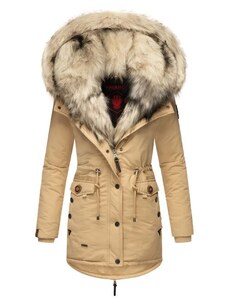 Dámska zimná bunda s kožušinkou Sweety Navahoo - BEIGE