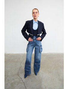 VATKALI Nákladné džínsy s vysokým pásom - Prémiová kolekcia