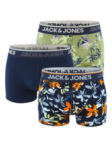 JACK & JONES - boxerky 3PACK Jacflowerpower z organickej bavlny - limitovaná edícia