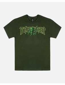 Zelené tričko THRASHER MAGAZINE MEDUSA TRIČKO FOREST GREEN