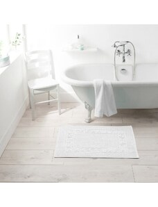Blancheporte Kúpeľňová froté predložka s gréckym vzorom biela 160