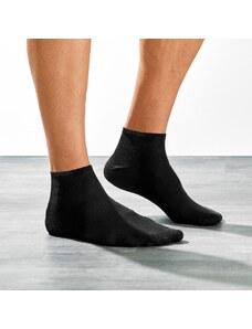 Blancheporte Súprava 5 párov nízkych športových ponožiek Quarter čierna 038