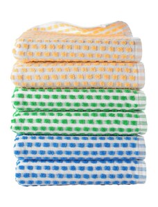 Blancheporte Malé froté utierky, 3 farby, súprava 6 a 12 ks modrá+zelená+žltá 006