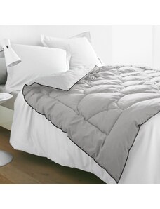 Blancheporte Dvojfarebná obojstranná deka sivá+biela 150