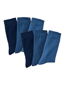 Blancheporte Ponožky, súprava 6 párov modrá 042