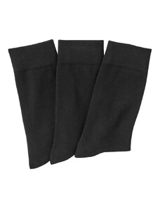 Blancheporte Klasické ponožky, 3 páry čierna 050