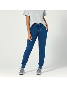 Blancheporte Joggingové nohavice z česaného moltonu, jednofarebné modrá džínsová 044