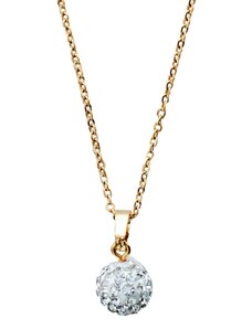 Blancheporte Kolekcia krištáľov, náhrdelník s guličkou zlatá 000