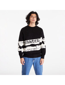 Pánsky sveter Wasted Paris Sweater Razor Pilled Black/ White