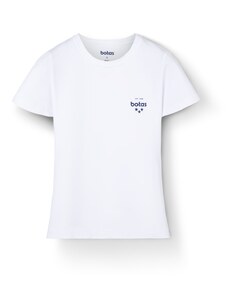 Vasky Botas Triko Basic White - Dámske dámske tričko s krátkym rukávom bavlnené biele