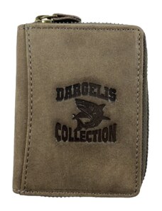 Dargelis Kožená peňaženka so žralokom - hnědá 9138