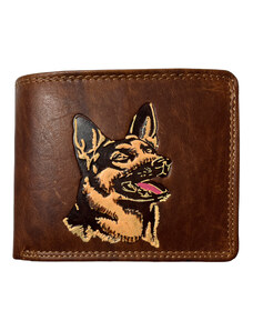 Kožená peňaženka so psom - Lozano 103