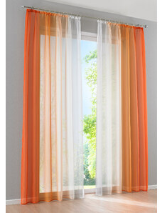bonprix Záclona s farebným prelivom (2 ks), s recyklovaným polyesterom, farba oranžová, rozm. D/Š: 265/144 cm
