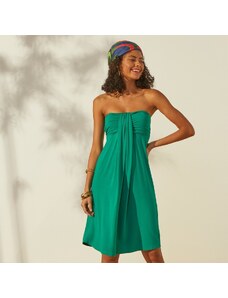Blancheporte Šaty s odnímateľnými ramienkami, jednofarebné zelená 040