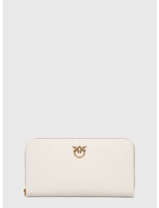 Kožená peňaženka Pinko dámska, biela farba, 100250 A0F1