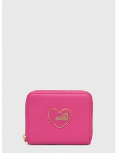 Peňaženka Love Moschino dámsky, ružová farba