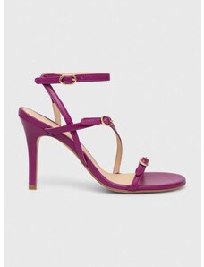 Kožené sandále Alohas Alyssa fialová farba, S100136.03