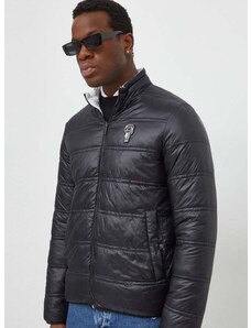 Obojstranná bunda Karl Lagerfeld pánska,čierna farba,prechodná,541590.505400