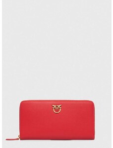 Kožená peňaženka Pinko dámsky, červená farba, 100250.A0F1