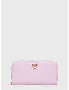 Kožená peňaženka Pinko dámsky, fialová farba, 100250.A0F1