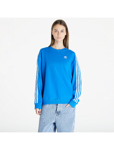 adidas Originals Dámska mikina adidas 3 Stripes Oversized Crew Sweatshirt Blue Bird