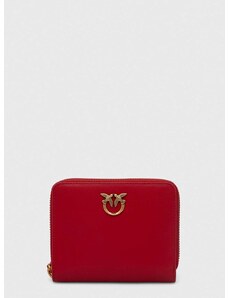 Kožená peňaženka Pinko dámsky, červená farba, 100249.A0F1