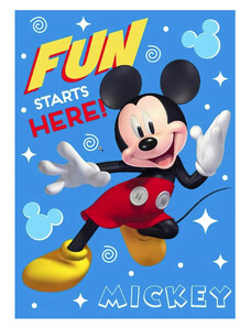 Faro Detská deka Mickey Mouse 02 100x140 cm 100% Polyester