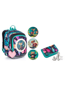 TOPGAL - školské tašky, batohy a sety TOPGAL - SmallSet-ENDY24005 - lesný kráľovský vzdelávací sen - dotyk lesnej mágie