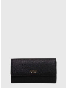 Peňaženka Emporio Armani dámsky, čierna farba, Y3H170 YVZ7B