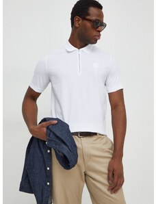 Polo tričko Karl Lagerfeld pánsky,biela farba,s potlačou,541221.745400