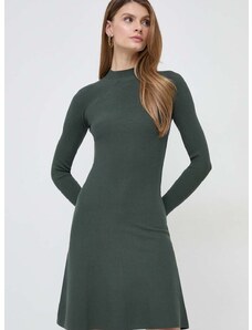 Šaty Max Mara Leisure zelená farba, mini, áčkový strih, 2416321017600
