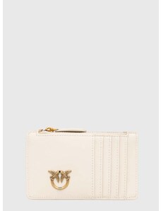 Kožená peňaženka Pinko dámsky, biela farba, 100251.A0F1