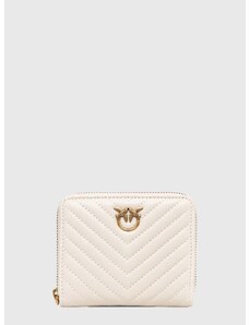 Kožená peňaženka Pinko dámsky, biela farba, 100249.A0GK