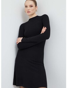 Šaty Max Mara Leisure čierna farba,mini,áčkový strih,2416321017600