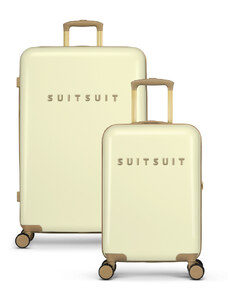 Sada cestovních kufrů SUITSUIT TR-6504/2 Fusion Dusty Yellow 91 l / 32 l